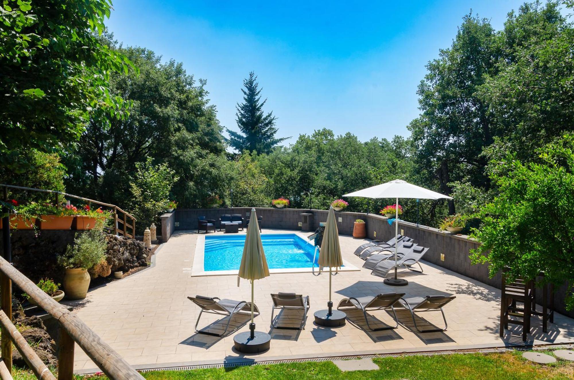 Villa Del Gelso Chalet Nel Parco Delletna Mascali Kültér fotó